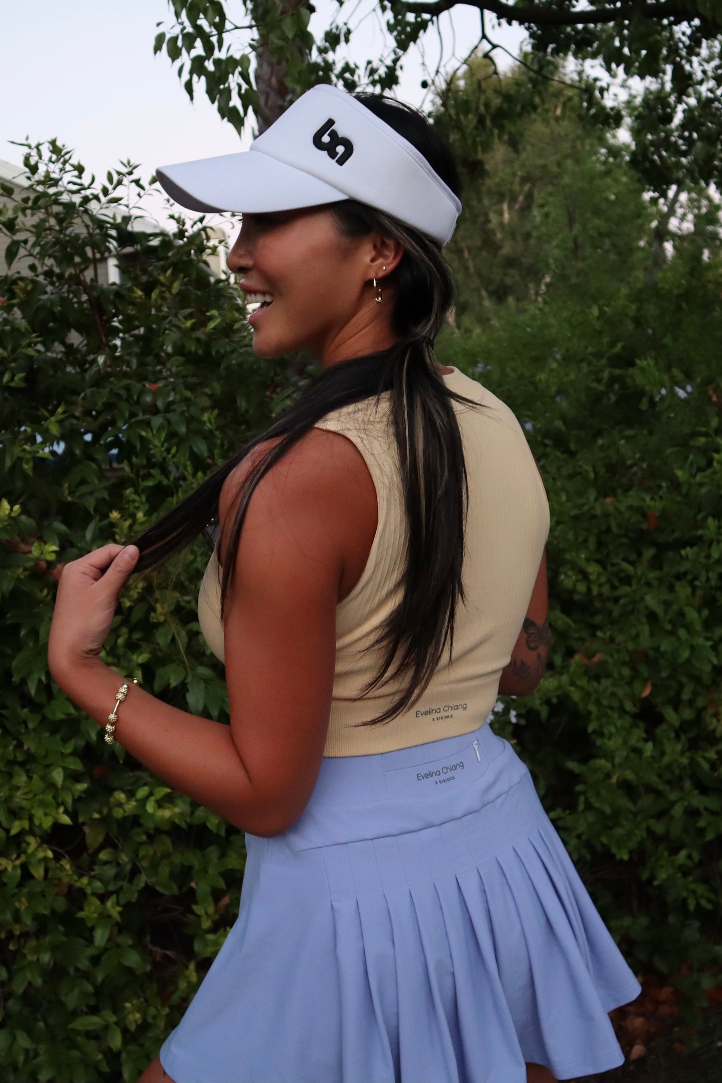 Evelina Chiang x Sirious Tennis Skirt - Tufts Blue (3-Pocket Design)