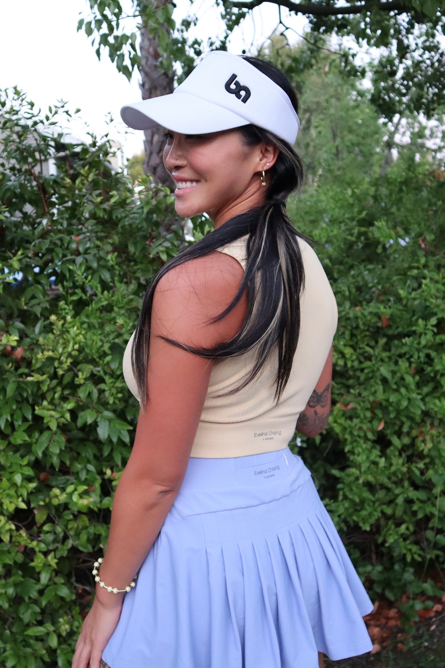 Evelina Chiang x Sirious Tennis Skirt - Tufts Blue (3-Pocket Design)