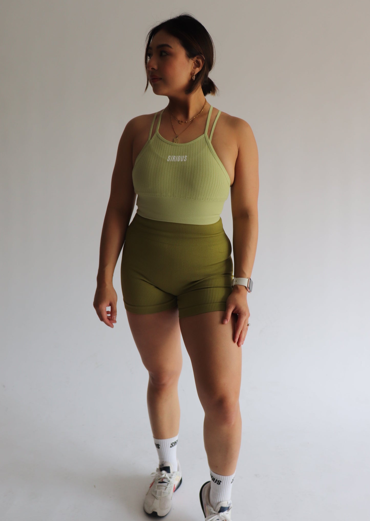 Revival Seamless Shorts - Caribbean Green