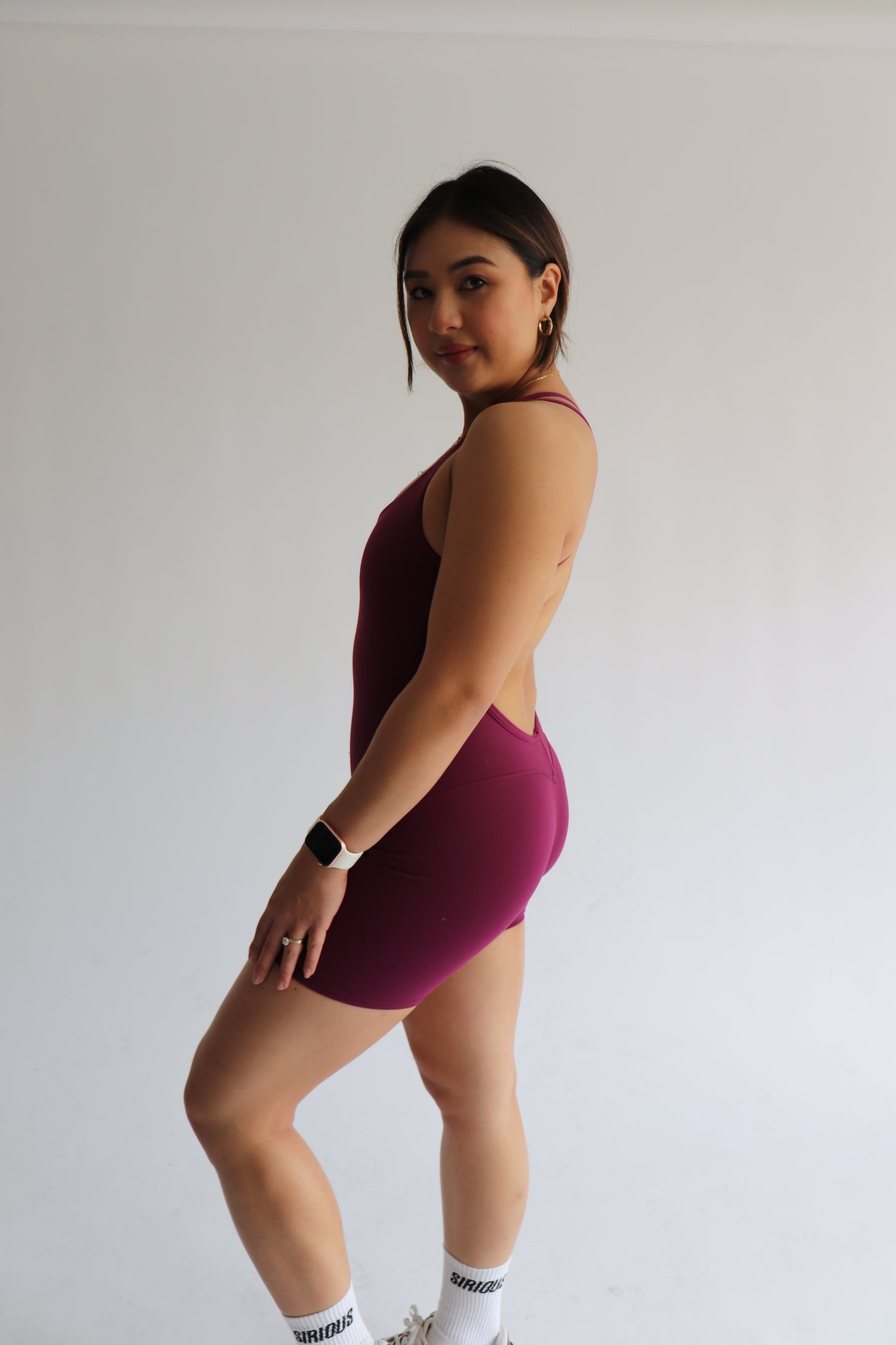 Surge Series Bodysuit - Plum Wine