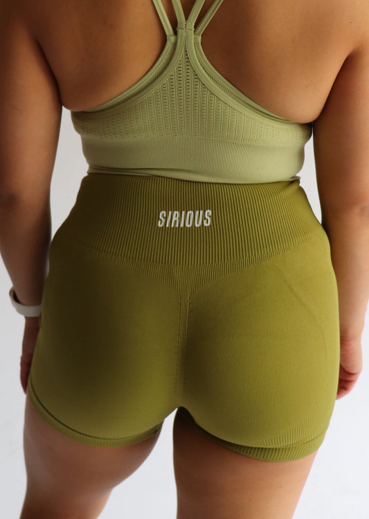 Revival Seamless Shorts - Caribbean Green