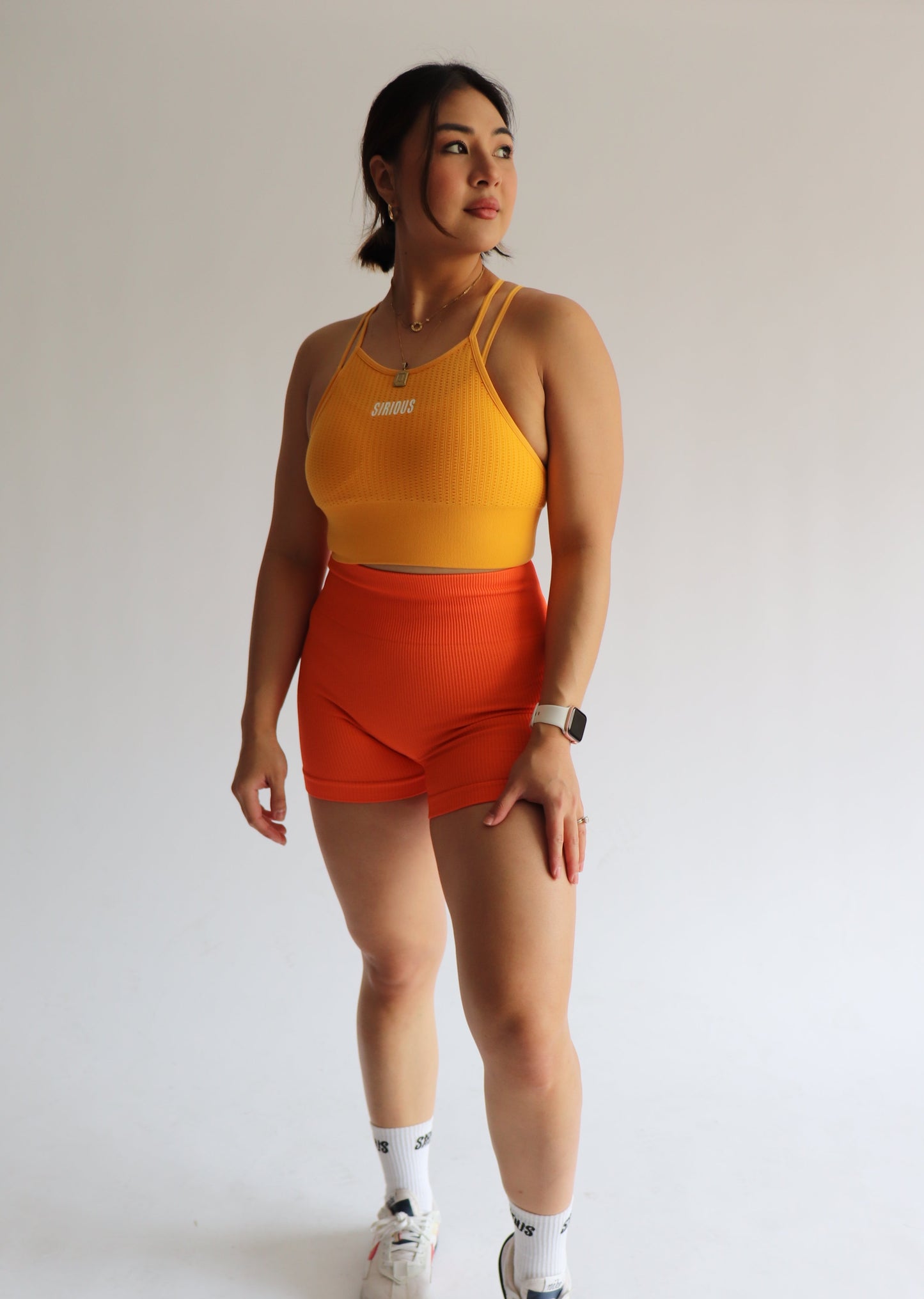 Revival Seamless Shorts - Sky Orange