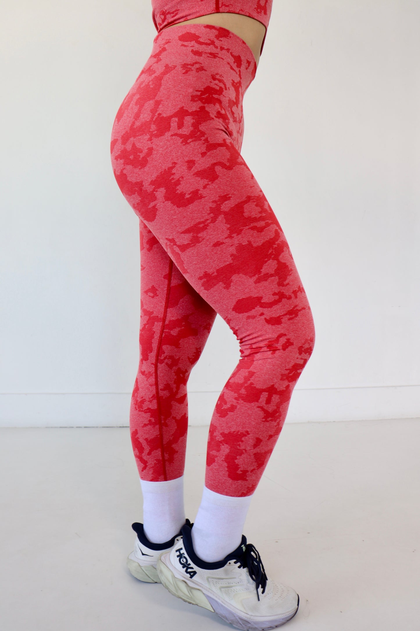 Instinct Seamless Animal Leggings - Inferno Red