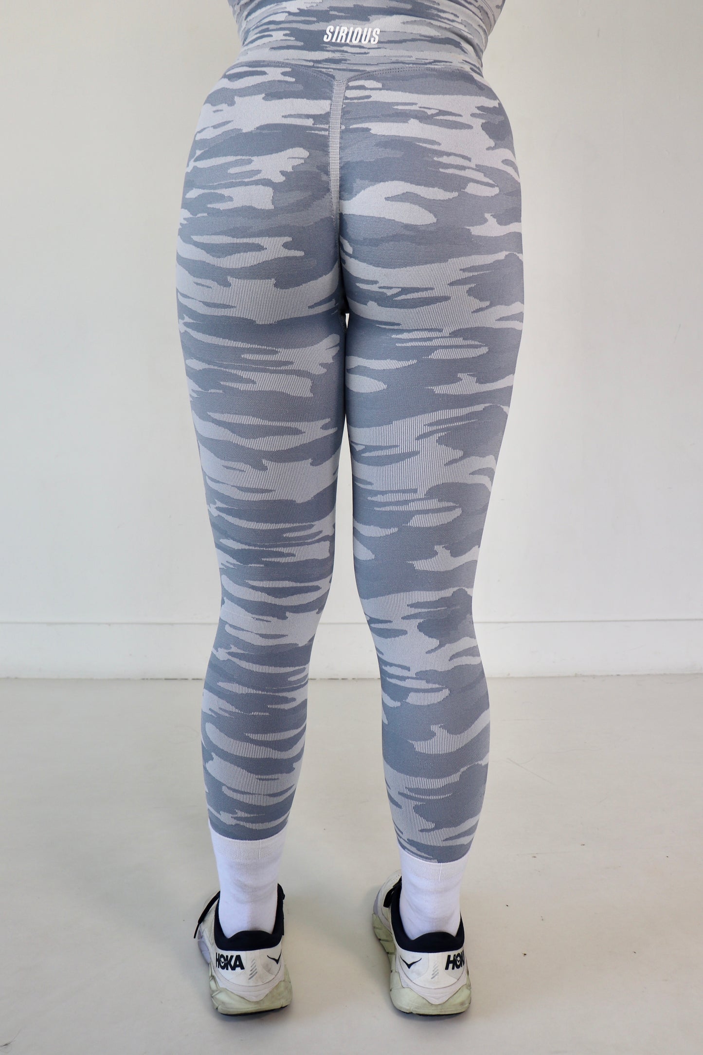 Keyhole Seamless Camo Leggings - Seamount