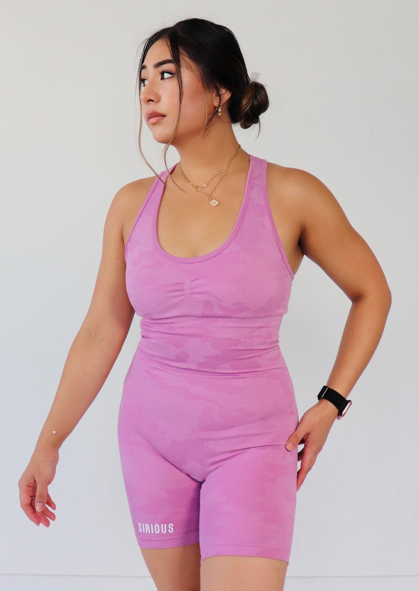 Powersuit Seamless Bodysuit - Powder Pink