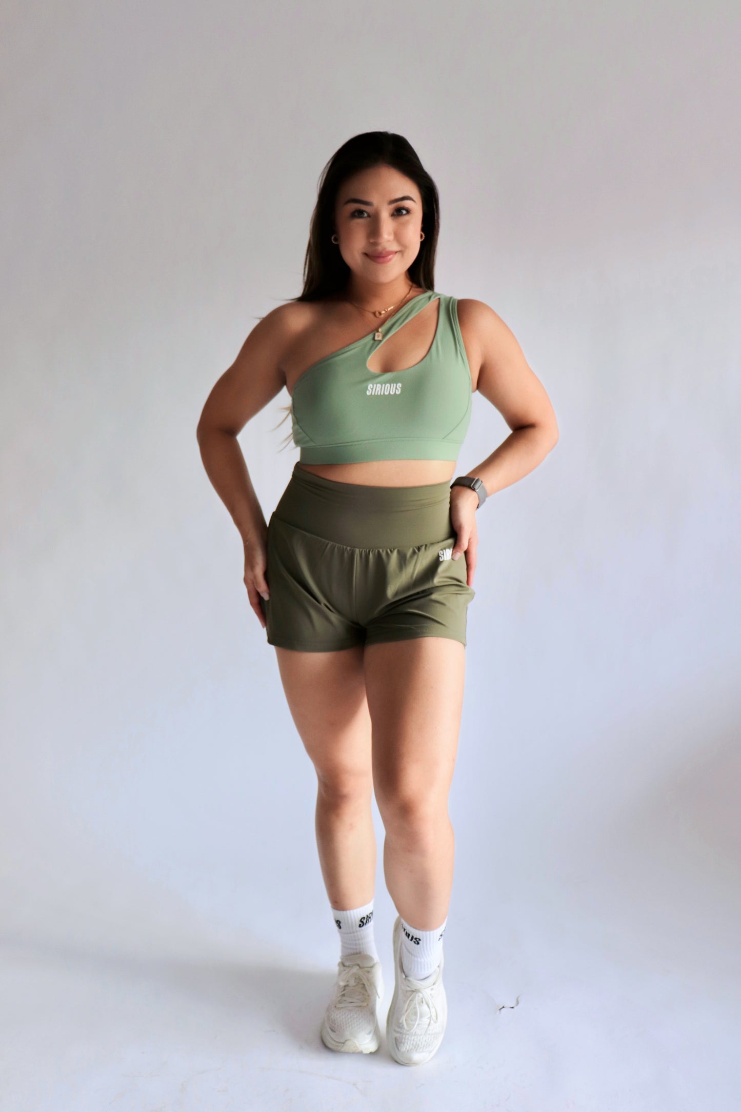 Marathoner 2-in-1 Shorts - Olive Green