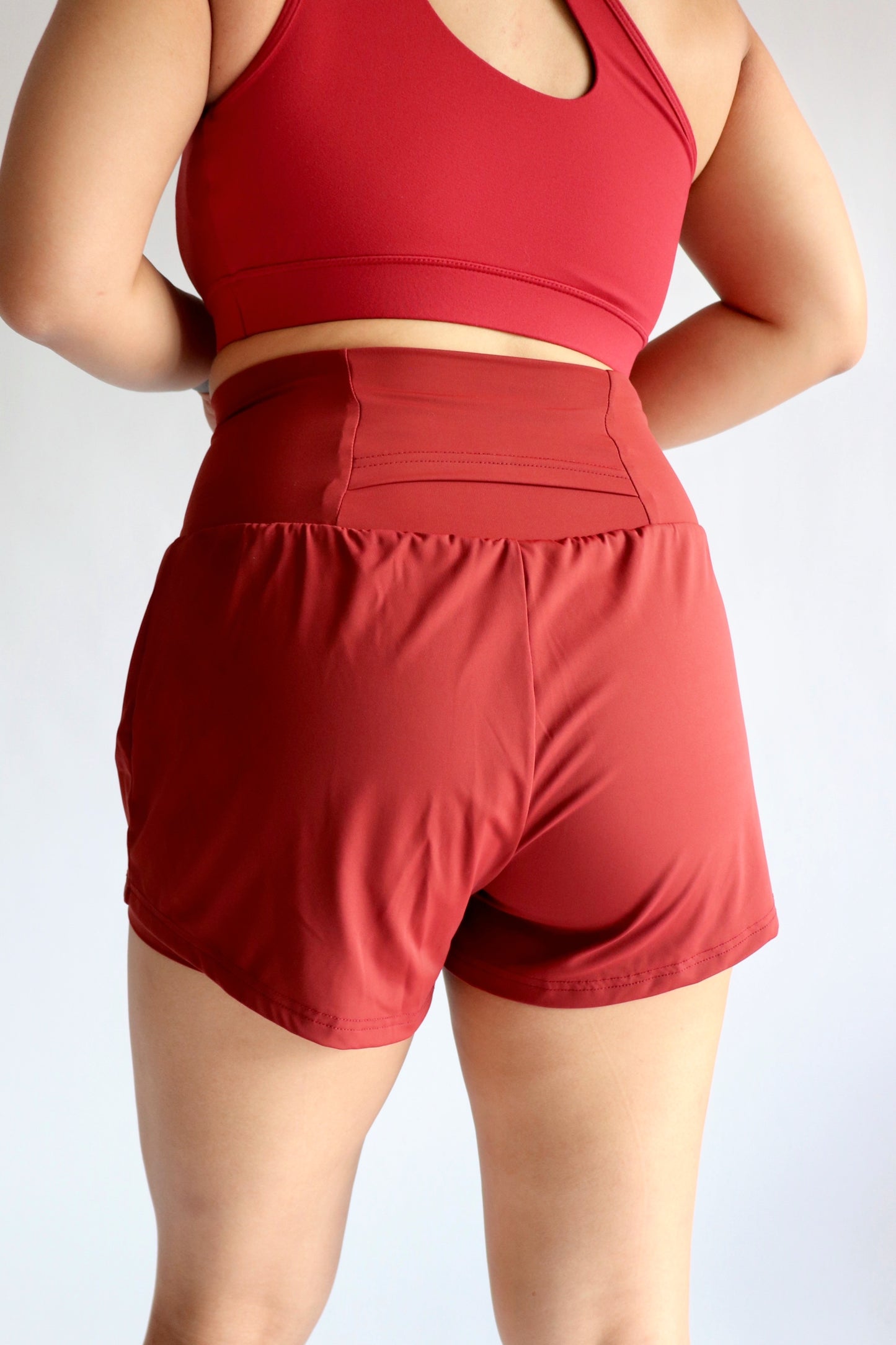 Marathoner 2-in-1 Shorts - Carmine Red