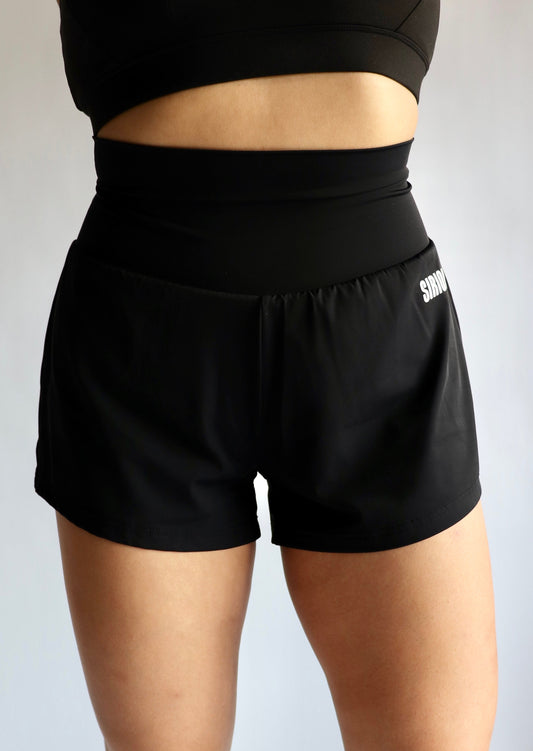 Marathoner 2-in-1 Shorts - Black