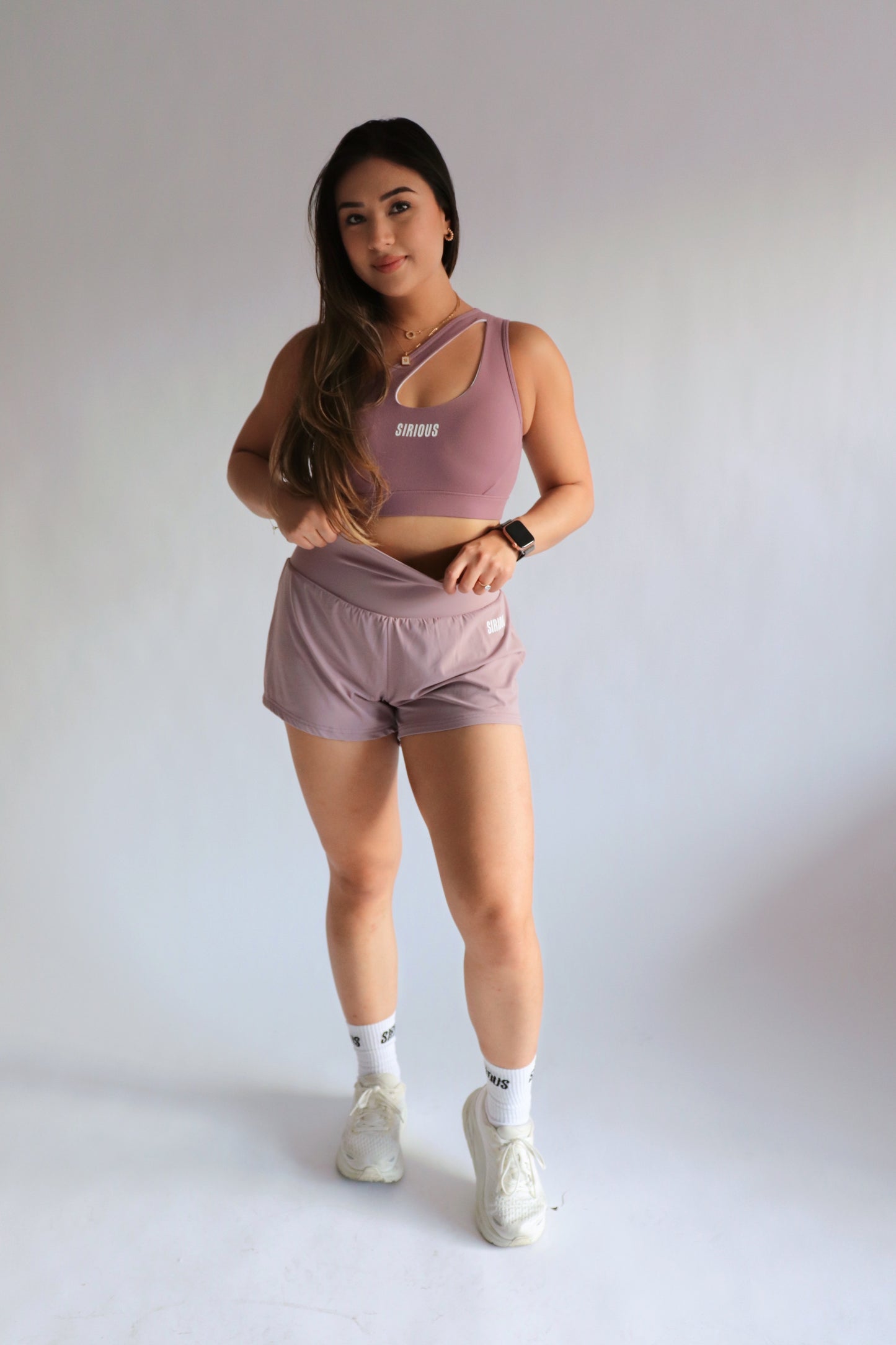 Marathoner 2-in-1 Shorts - Mauve