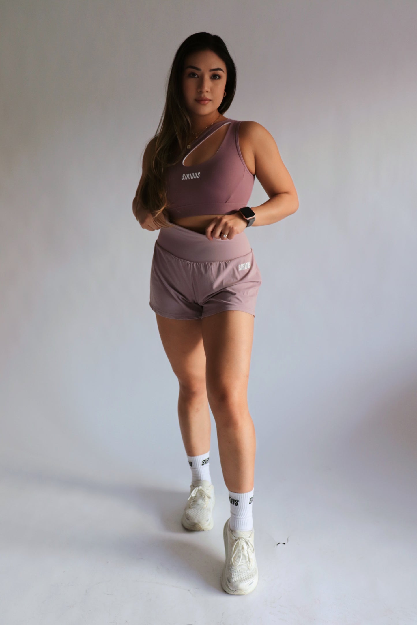 Marathoner 2-in-1 Shorts - Mauve