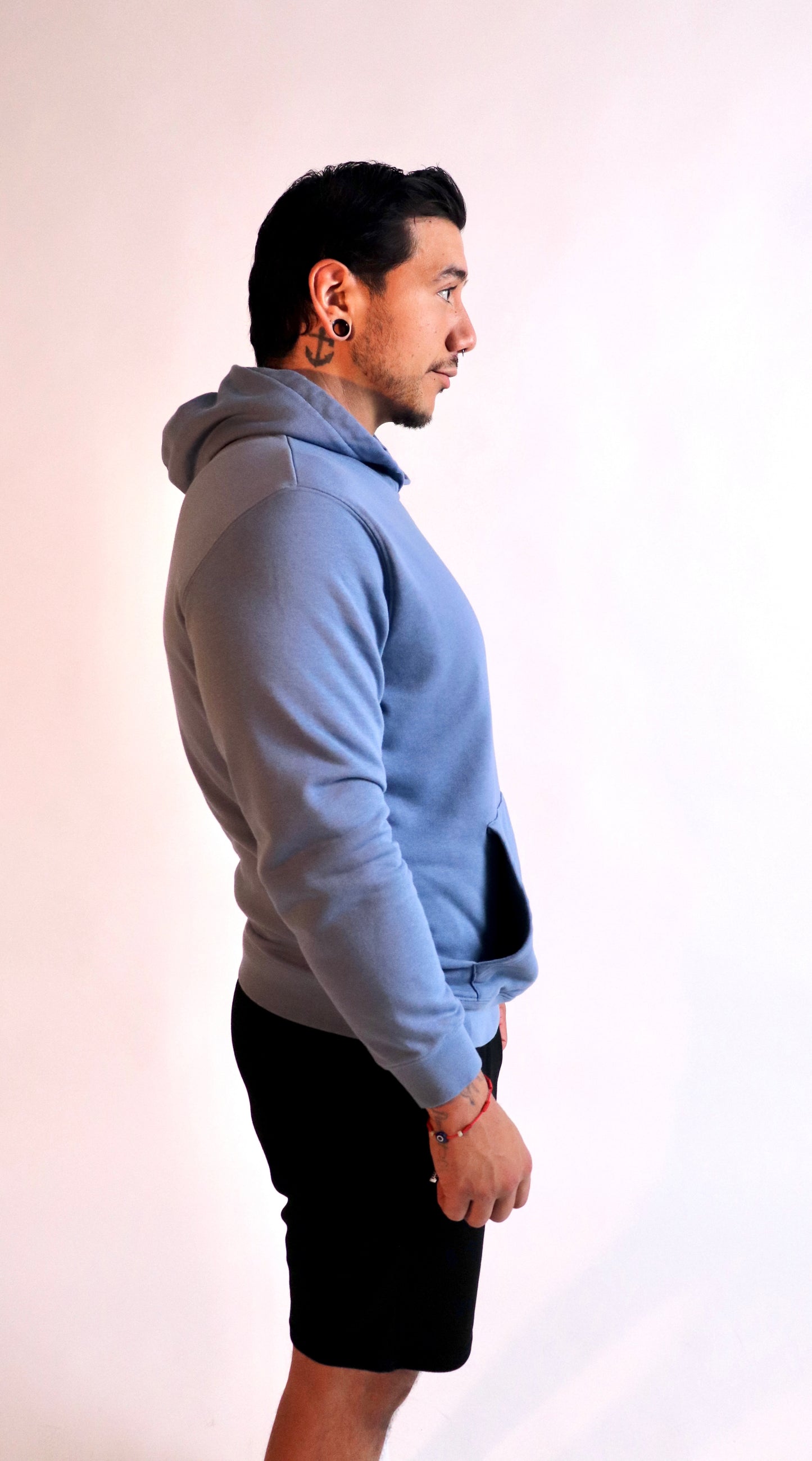 Essentials Hoodie - Steel Blue