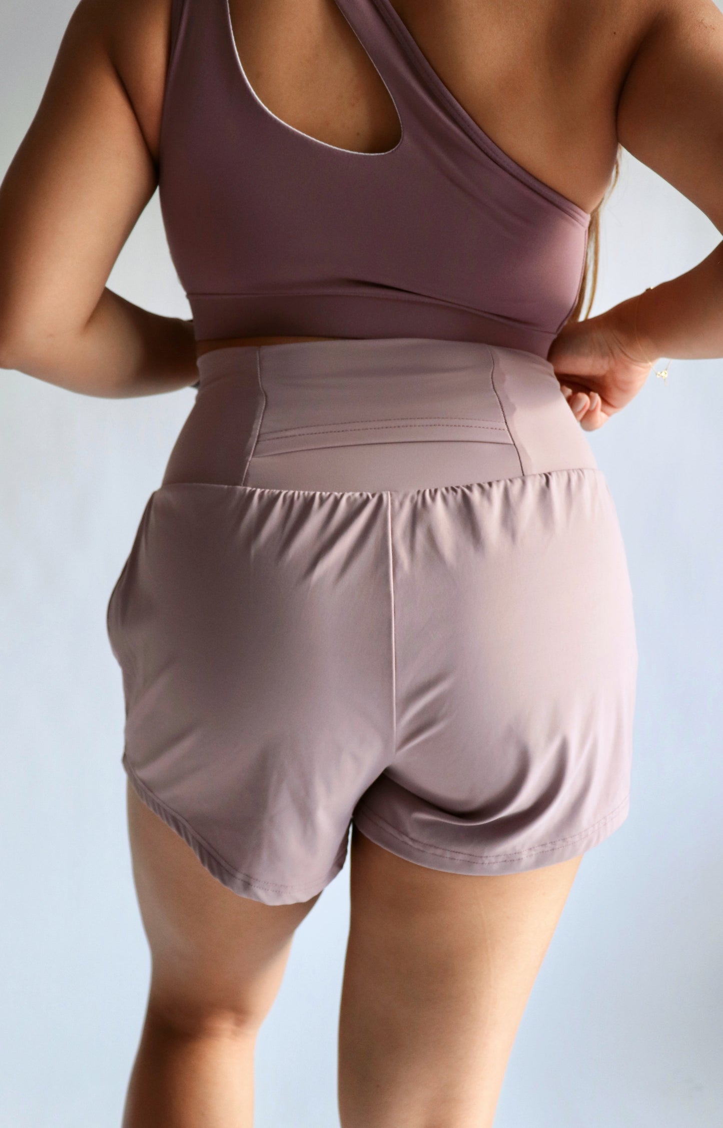 Marathoner 2-in-1 Shorts - Mauve