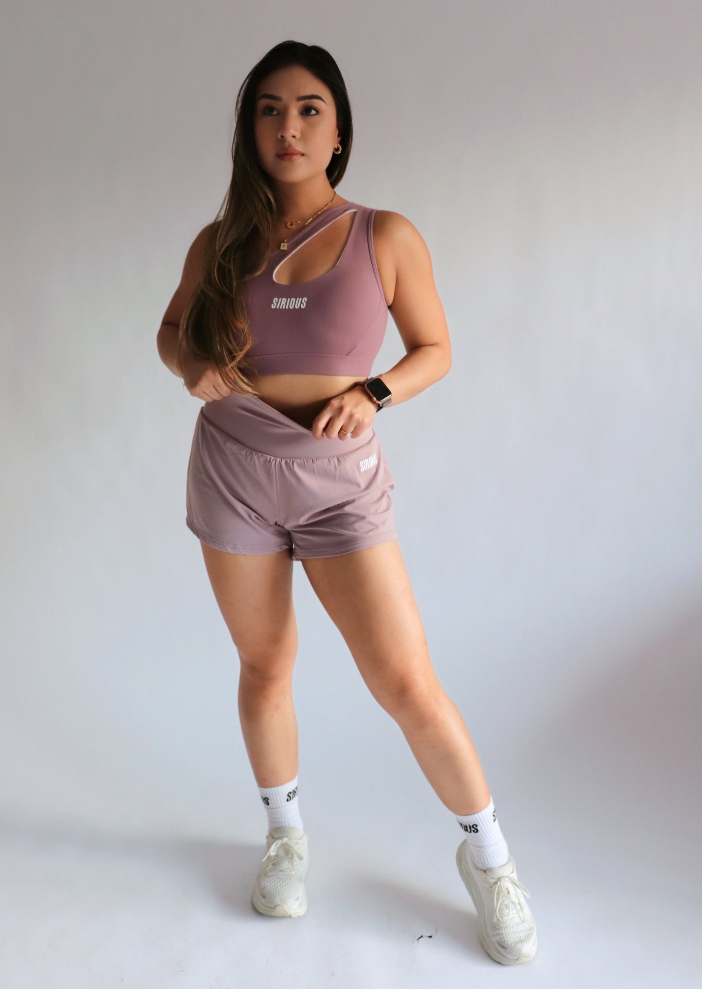 Marathoner 2-in-1 Shorts - Mauve