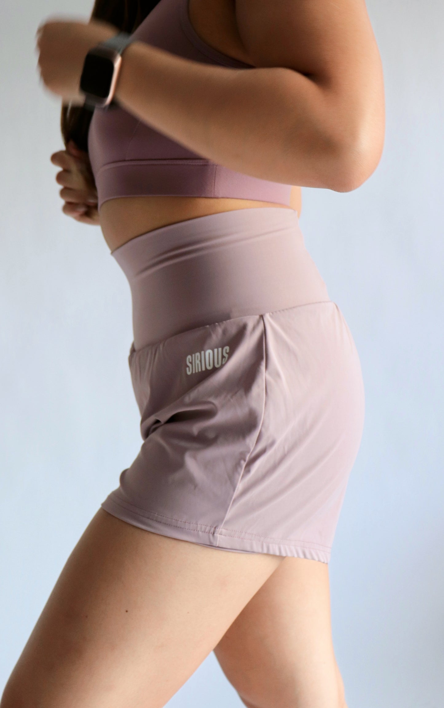 Marathoner 2-in-1 Shorts - Mauve