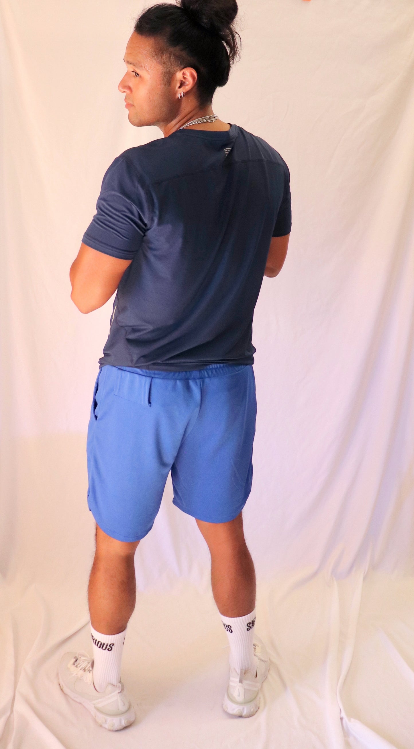 Focus 2 In 1 Shorts - Navy Blue